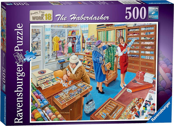 Ravensburger 16413 Happy Days at Work No.18 The Haberdasher 500p Puzzle