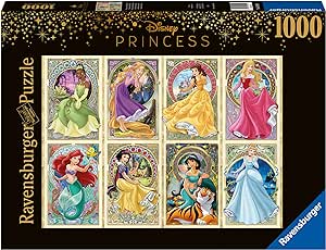 Ravensburger 16504 Disney Art Nouveau Princess 1000p Puzzle
