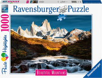 Ravensburger 17315 Beautiful Mountains - Fitz Roy, Patagonia 1000p Puzzle