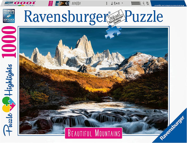 Ravensburger 17315 Beautiful Mountains - Fitz Roy, Patagonia 1000p Puzzle