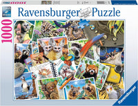 Ravensburger 17322 A Traveler's Animal Journal 1000p Puzzle