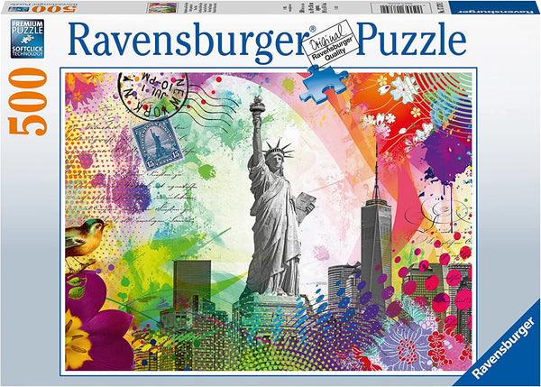 Ravensburger 17379 New York Postcard 500p Puzzle