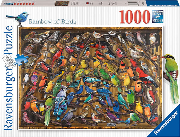 Ravensburger 17478 Rainbow of Birds 1000p Puzzle