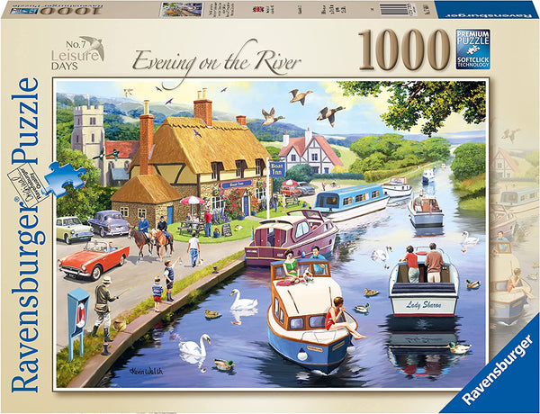 Ravensburger 17488 Leisure Days No.7 Evening on the River 1000p Puzzle