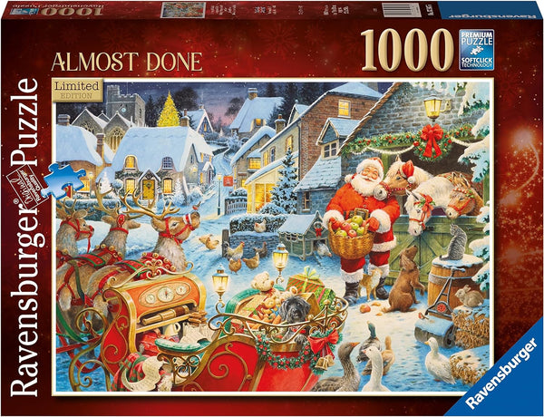 Ravensburger 17547 Christmas: Almost Done 1000p Puzzle