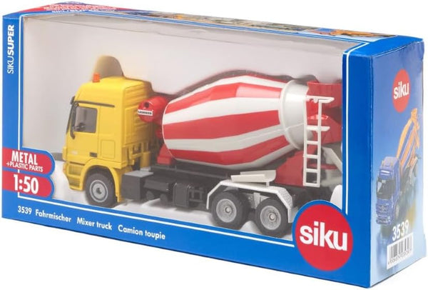Siku 3539 Cement Mixer Truck - Yellow Cab