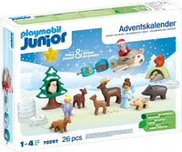 Playmobil 70297 1.2.3. JUNIOR: Advent Calendar Snowy Christmas