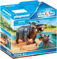 Playmobil 70354 Family Fun Hippo with Calf