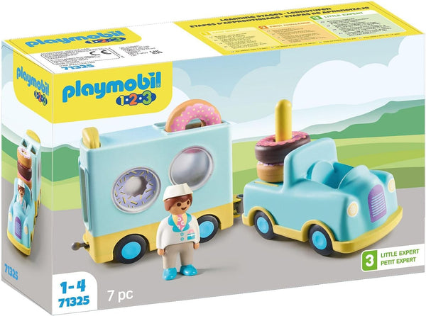 Playmobil  1.2.3. Crazy Donut Truck with Stacking and Sorting Feature