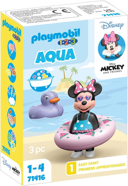 Playmobil 71416 1.2.3 Aqua & Disney: Minnie's Beach Trip