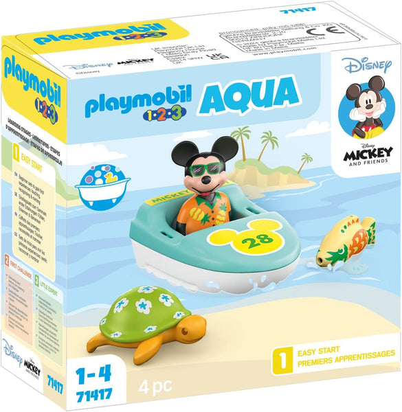 Playmobil 71417 1.2.3 Aqua & Disney: Mickey's Boat Tour