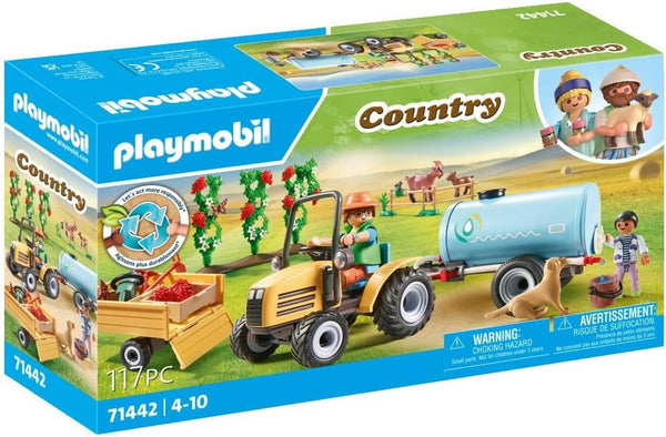 Playmobil 71442 Tractor with trailer and water tank