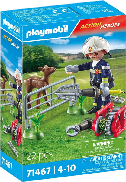 Playmobil 71467 Firefighter Animal Rescue