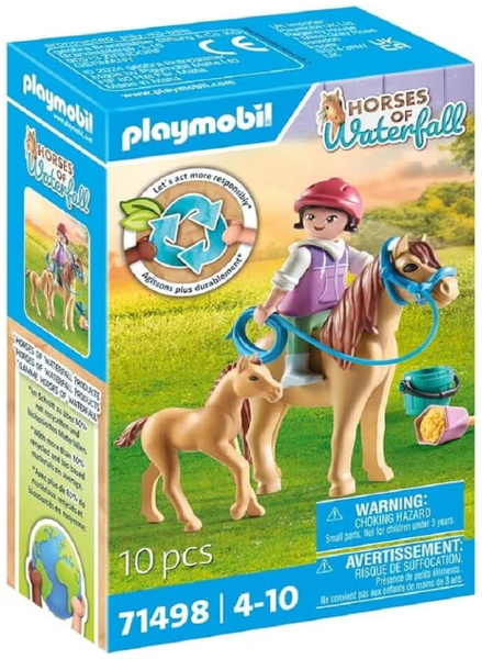 Playmobil 71498 Horses of Waterfall: Child with Pony and Foal