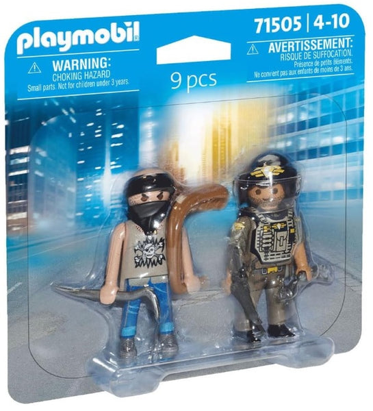 Playmobil 71505 DuoPack Tactical Police with Thief