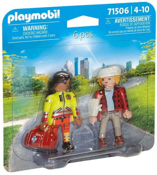 Playmobil 71506 Medic With Injured Person Duo Pack