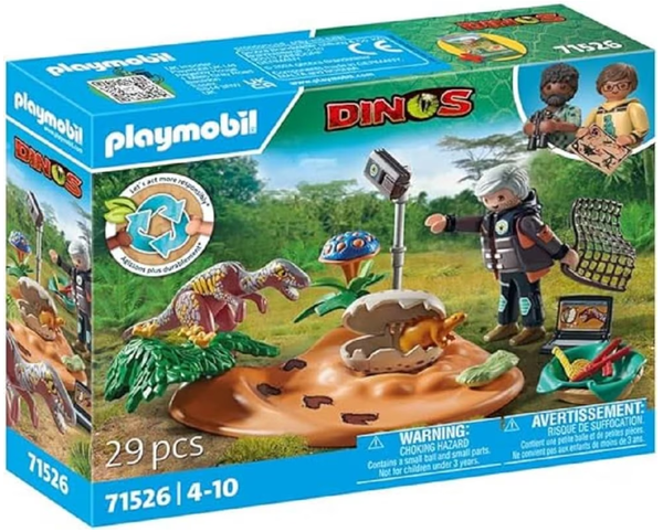 Playmobil 71526 Stegosaurus Nest With Egg Thief