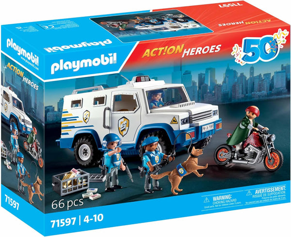 Playmobil 71597 Police Money Transporter