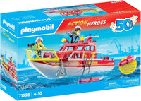 Playmobil 71598 Fire Rescue Boat