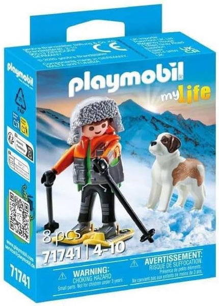 Playmobil 71741 Hiker with Saint Bernard