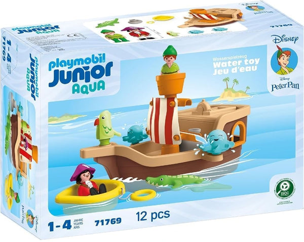 Playmobil 71769 1.2.3 JUNIOR: Disney Peter Pan's Pirate Ship