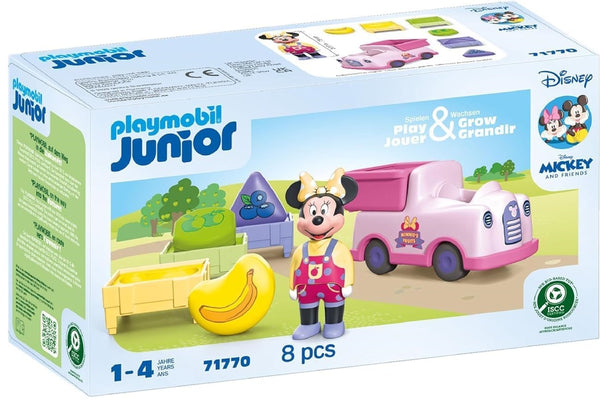Playmobil 71770 1.2.3 JUNIOR: Disney Minnie Mouse's Sorting Fruit Truck