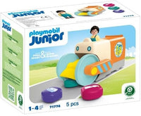 Playmobil 71774 1.2.3 JUNIOR: Push and Grab Garbage Collector