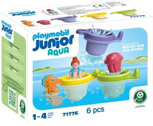 Playmobil 71776 1.2.3 JUNIOR: Aqua Floating Cups with Water Fun