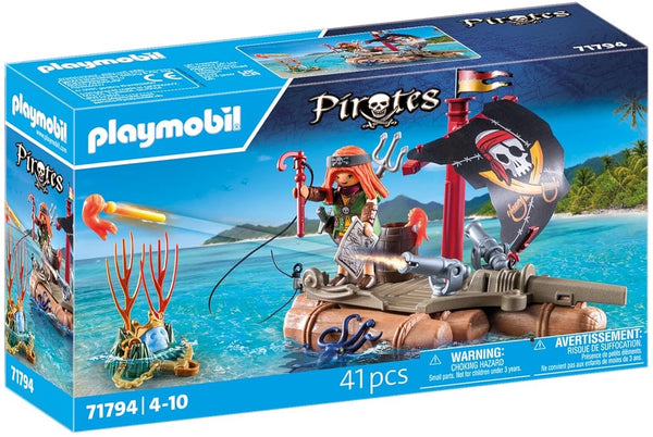 Playmobil 71794 Floating Pirate Raft with Treasure