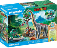 Playmobil 71819 Brachiosaurus with Hovercraft