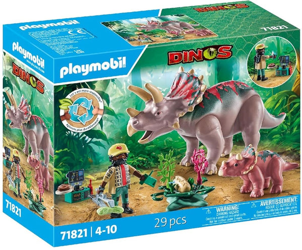 Playmobil 71821 Triceratops Family