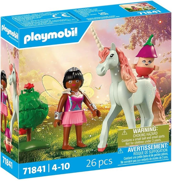 Playmobil 71841 Collectible Unicorn Sky Rose with Fairy