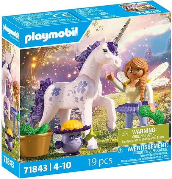 Playmobil 71843 Collectible Unicorn Lucky Lavender with Fairy