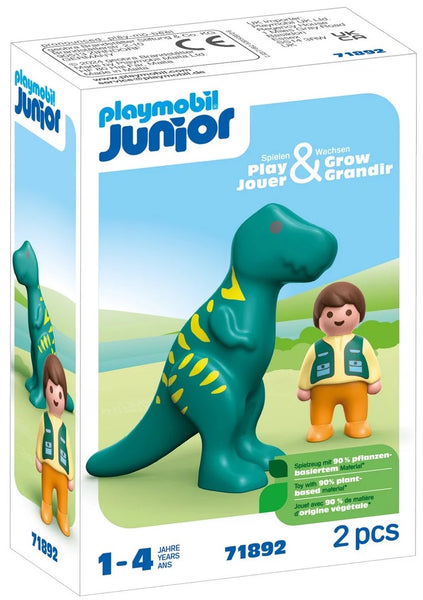 Playmobil 71892 1.2.3 JUNIOR: Dinosaur and Explorer