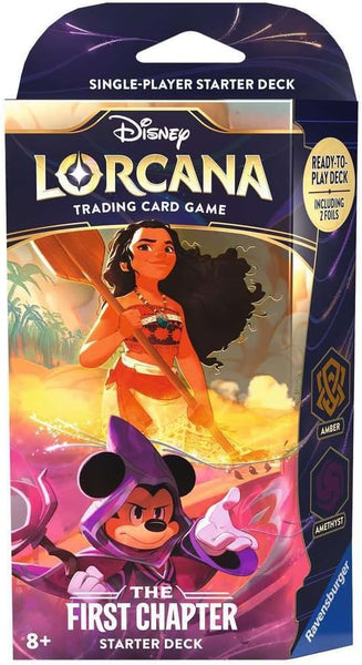 Lorcana Trading Card Game - The First Chapter -  Moana and Mickey Starter Deck