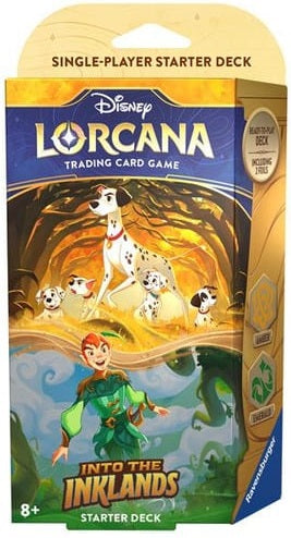Lorcana Trading Card Game - Into the Inkland - Starter Deck - Pongo and Peter Pan