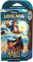 Lorcana Trading Card Game - Azurite Sea - Starter Deck - Jim Hawkins & Tigger