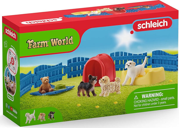 Schleich 42480 Farm World Puppy Pen