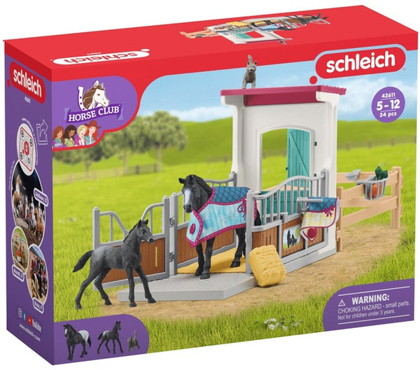 Schleich 42611 Horse Club Horse Box with Mare and Foal