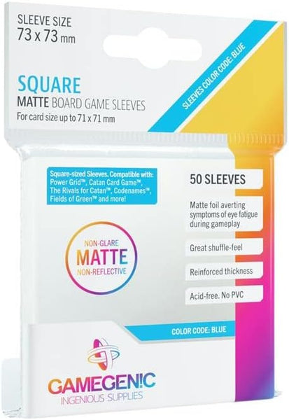 Board Game Card Sleeves - Gamegenic - 73 mm X 73 mm - Square - Matte
