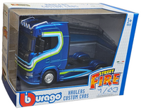 1:43 Street Fire Haulers Custom Cabs Scania S730 - Blue