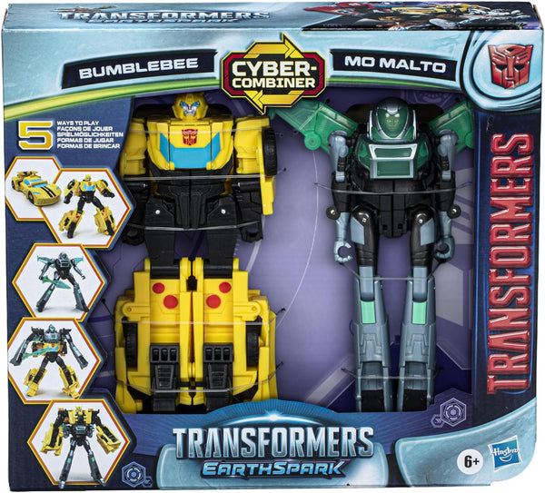 Transformers Earth Spark: Cyber Combiner Bumblebee / Mo Malto