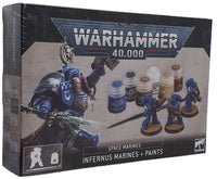 Warhammer 40000 40K - Space Marines Infernus Marines and Paint Set