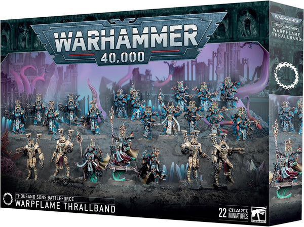 Warhammer 40000 40K - Thousand Sons Battleforce Warpflame Thrallband