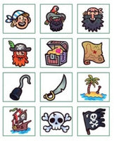 Party Tattoos - Pirates