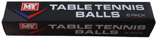 Table Tennis Balls 6 Pack