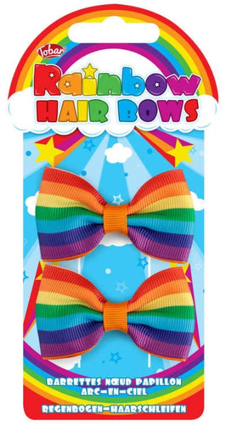 Rainbow Hair Bows