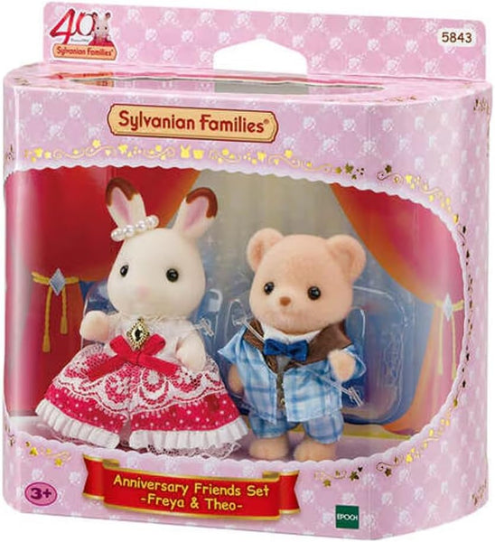 Sylvanian Families 5843 40th Anniversary Friends Set - Freya & Theo