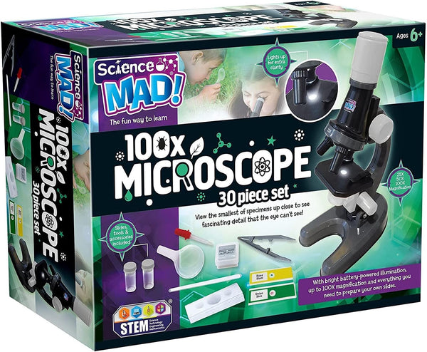 Science Mad 100x Microscope