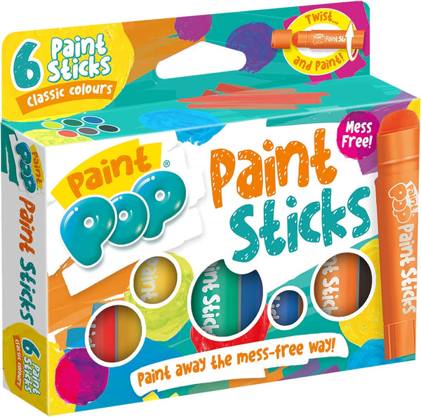 Paint Pop Paint Stick - 6 Classic Colours